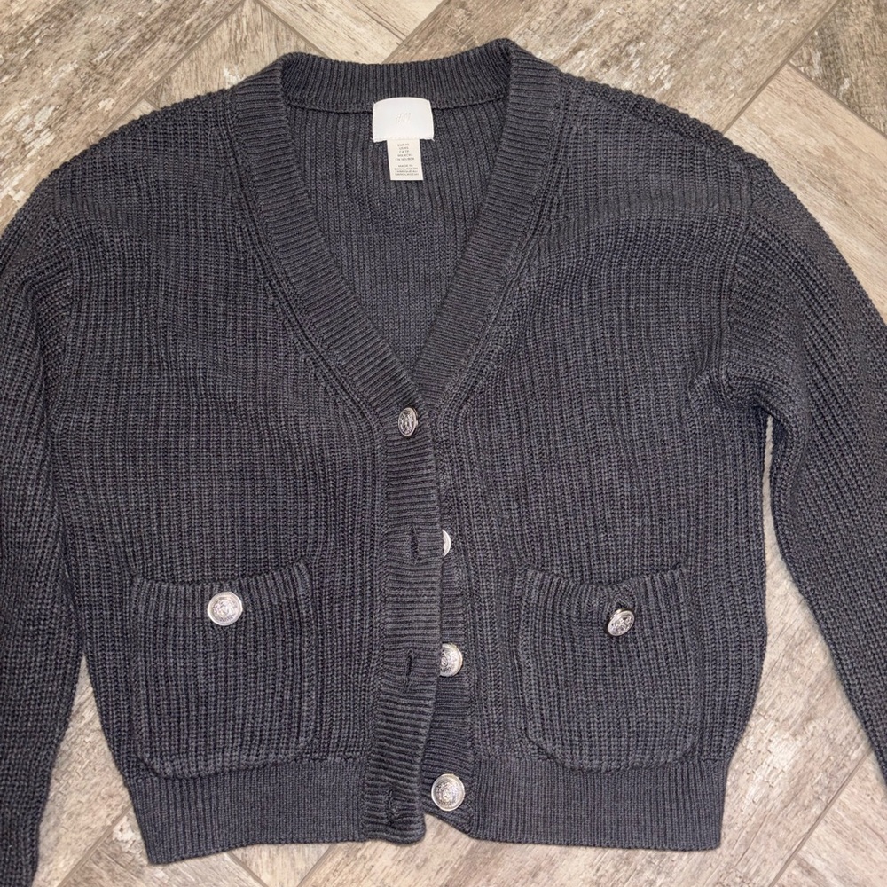 H&M Dark Gray Women's Cardigan Sweater
